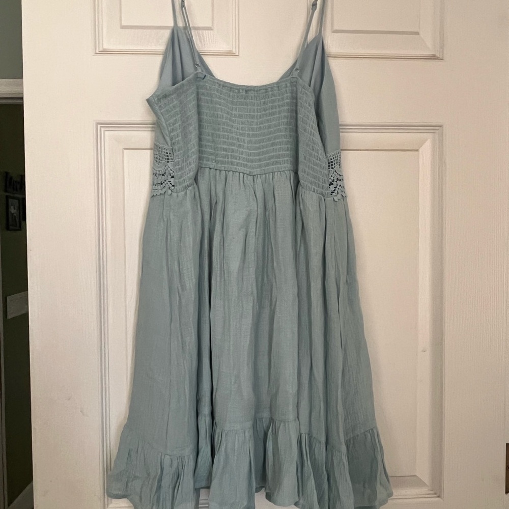 Light Dusty Blue Sleeveless Dress Love Tree medium
